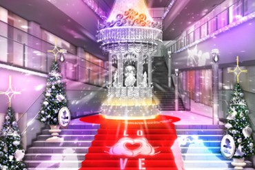 表参道ヒルズで“Love”をテーマにした、クリスマス3連休限定イルミネーション