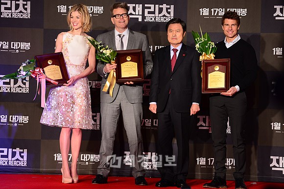 10日午後、釜山・映画の殿堂で、トム・クルーズ主演のアクション映画『アウトロー』のプロモーションイベントが行われた。