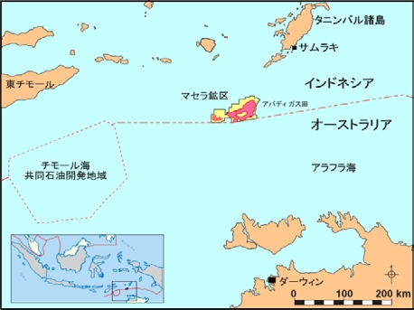 鉱区位置（画像：国際石油開発帝石）