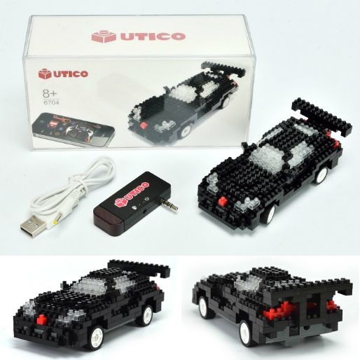 スペックコンピュータは、ブロックで作りリモコンで走らせるスマートフォン用DIYミニカー『UTICO GTシリーズ』を平成25年1月23日(水)より販売開始しました。
