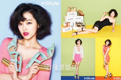 f(x)のソルリが、ファッション＆スターマガジン「In Style」掲載のファッショングラビアで成熟したセクシーな魅力を見せた。