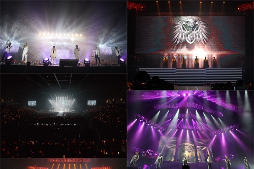 長寿アイドルグループ神話（SHINHWA）が、初めての香港コンサートを大成功させた。写真＝神話カンパニー