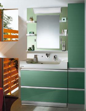 クリナップ＜７９５５＞（東１）は、洗面化粧台『ティアリス』と『Ｓ（エス）』シリーズに、洗面ボールの「高さ８５ｃｍ」仕様を導入し発売を開始した。