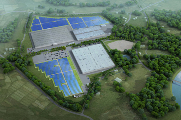 「LIXIL須賀川SOLAR POWER」の完成イメージ(画像:LIXIL) 「LIXIL須賀川SOLAR POWER」の完成イメージ(画像:LIXIL)