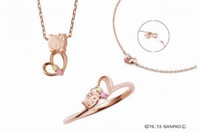 「ザ・キッス」サンリオキャラクターキティちゃんとコラボのジュエリーコレクションを発売