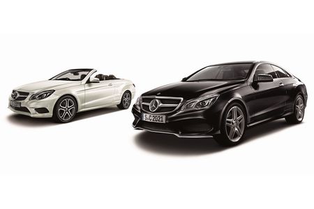 「E 250 カブリオレ」（左）と「E 250 クーペ」（右）（画像：メルセデス・ベンツ日本）