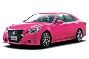 特別仕様車 アスリートG“ReBORN PINK”の外観　特別設定色モモタロウ（画像：トヨタ自動車）