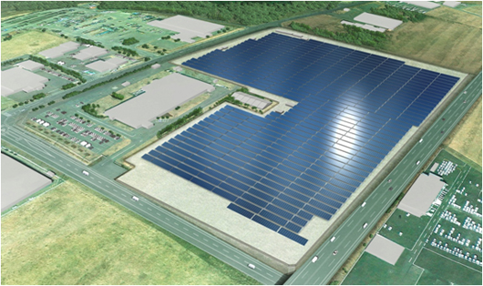 （仮称）三井不動産　八戸太陽光発電所計画　イメージパース（画像：三井不動産）