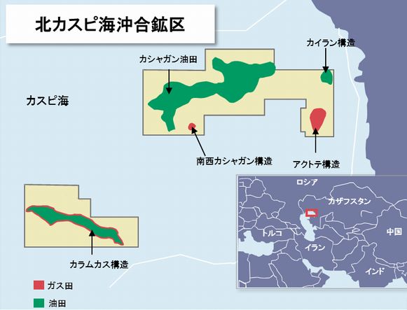 鉱区位置図（画像：国際石油開発帝石）