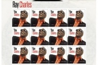 レイ・チャールズがアメリカの切手に