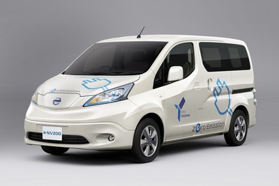 日産自動車は、100%電気商用車「e-NV200」を、2014年度中に日本市場に投入すると発表した。