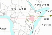 モンバサ港の位置を示す図（豊田通商プレスリリースより）