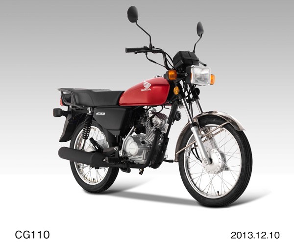 ホンダマニュファクチュアリングナイジェリアが10日に発売した新型二輪車「CG110」（写真提供：ホンダ）