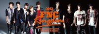 年末の「2013 FNC KINGDOM IN JAPAN -Fantastic & Crazy-」に出演するFTISLANDのイ・ホンギと、CNBLUEのチョン・ヨンファの2ショット写真が届いた。(C) FNC MUSIC JAPAN INC.