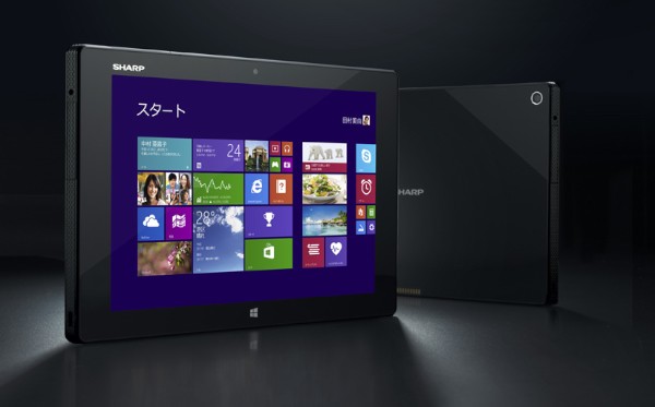 シャープが2014年1月31日に発売するWindows 8.1搭載タブレット「Mebius Pad」