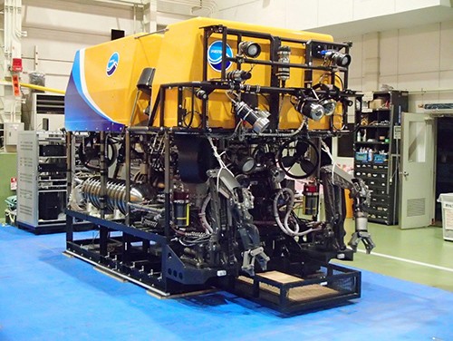 三井造船が海洋研究開発機構（JAMSTEC）に納入した無人探査機（ROV）「かいこうMk－Ⅳ」（JAMSTECのWebサイトより）