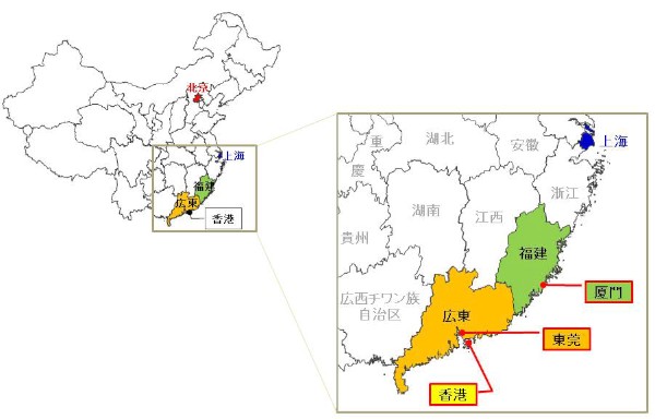 日清食品ホールディングスが公開した子会社の設立地域を示す図。