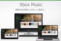 日本マイクロソフトは20日、Windows 8.1 / Windows RT 8.1ユーザー向けに、音楽配信サービス「Xbox Music」の提供を同日から開始すると発表した。写真は、「Xbox Music」のサービス説明Webページ。