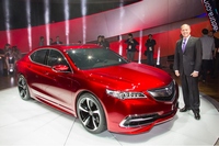 ホンダの北米高級車ブランド「アキュラ」（Acura）の新型車「TLXプロトタイプ」（写真提供：ホンダ）