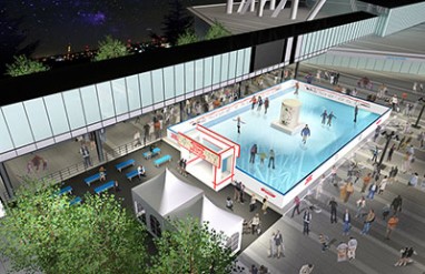 東京スカイツリータウンにスケートリンク初登場 - 人気子役の本田望結がスケート披露