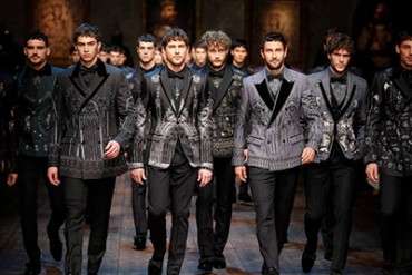 ドルチェ＆ガッバーナ 2014-15年秋冬メンズコレクション - ノルマン朝・シチリア国王たちの威厳