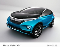 ホンダが第12回オートエキスポ2014で世界初公開したクリエイティブ・スタディーモデル「Honda Vision XS-1」（写真提供：ホンダ）