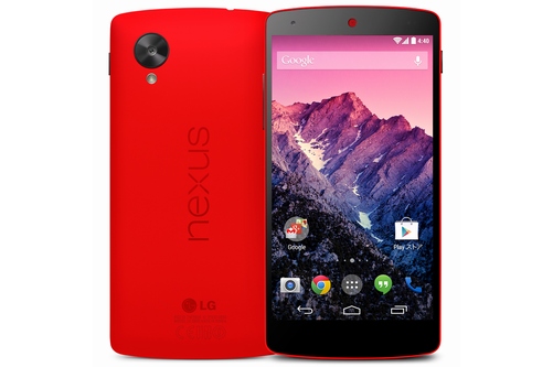 「Nexus 5（EM01L）」の新色「ブライトレッド」