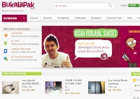 アイレップが資本業務提携するインドネシアのEC大手Bukalapak.comのWebサイト