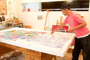 とんねるず・木梨憲武の個展が全国巡回 - アート作品でも見る人に元気を届ける