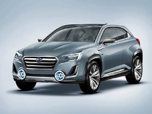 富士重工業が2014年ジュネーブ国際モーターショーで世界初公開した「SUBARU VIZIV 2 CONCEPT（スバル ヴィジヴ 2 コンセプト）」