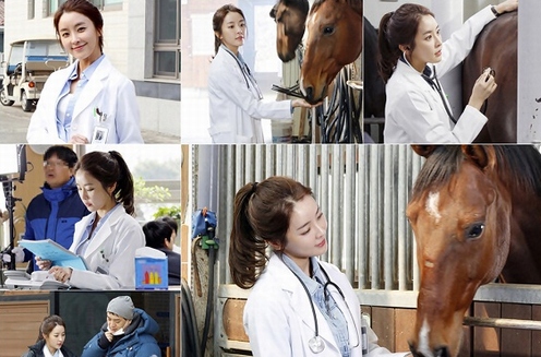 女優チョン・ユミが、新ドラマ『母の庭園』で獣医役に挑戦する。