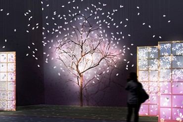 アートアクアリウム最新作も登場「江戸桜ルネッサンス＆夜桜うたげ」日本橋に美しいアートな花見の世界