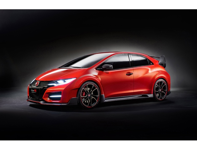 2015年、HondaのF1GP復帰とともに欧州市場に投入する公道レーサー「Civic TYPE R」のコンセプトモデル