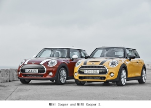 ビー・エム・ダブリューはMINI(ハッチバックモデル)を7年ぶりにフルモデルチェンジして4月12日から販売する。 ビー・エム・ダブリューはMINI(ハッチバックモデル)を7年ぶりにフルモデルチェンジして4月12日から販売する。
