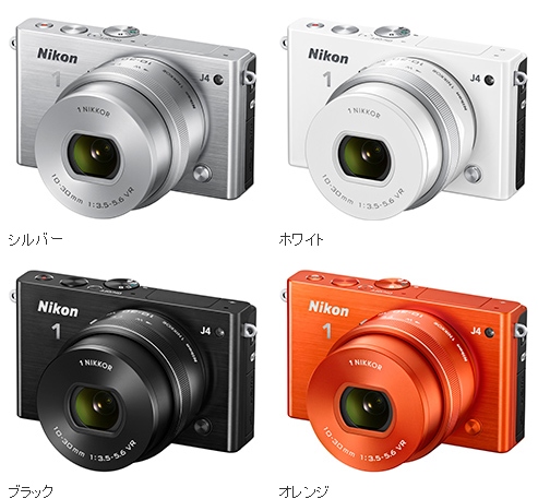 ニコンイメージングジャパンが発売するレンズ交換式アドバンストカメラ（ミラーレス一眼）カメラ「Nikon 1 J4」