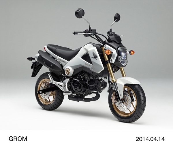 ホンダがカラーバリエーションを変更して15日に発売した125ccスポーツモデル「グロム」