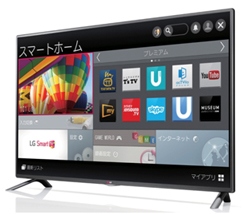 スマートフォントやタブレットなどとの連携を強化した「LG Smart TV」の新製品「LB5810」