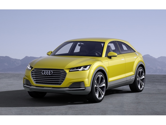 北京で初公開となった「AUDI TT Off Road Concept」は、今後のアウディTTの基本となる。PHVのこのモデルは中国で3万3250元(約55万円)の補助金が得られる資格を持つ。