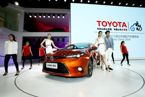 トヨタが北京モーターショーに出展した新型レビン
