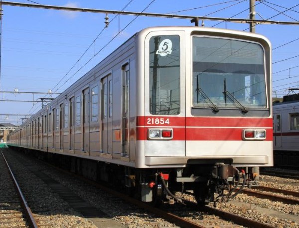 現在の東武鉄道 東武スカイツリーライン20000 系車両