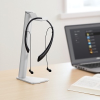 首を動かしてもイヤホンが耳に安定してフィットするBluetoothステレオヘッドセット「BluetoothステレオネックバンドヘッドセットGBH-S500シリーズ」