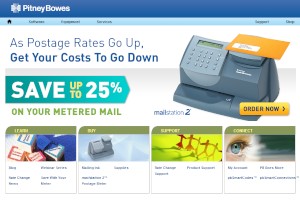 コニカミノルタがドキュメントイメージング事業を買収したカナダのPitney Bowes CanadaのWebサイト