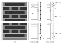 三井住友建設が開発した建材一体型太陽光発電システムの構成を示す図