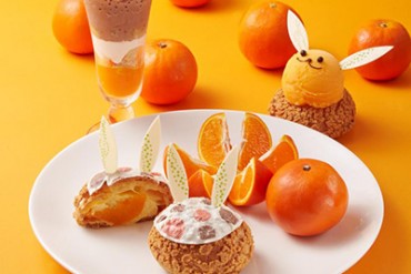 凝縮オレンジの「うさぎシュークリーム」ニコラシャール銀座で限定発売