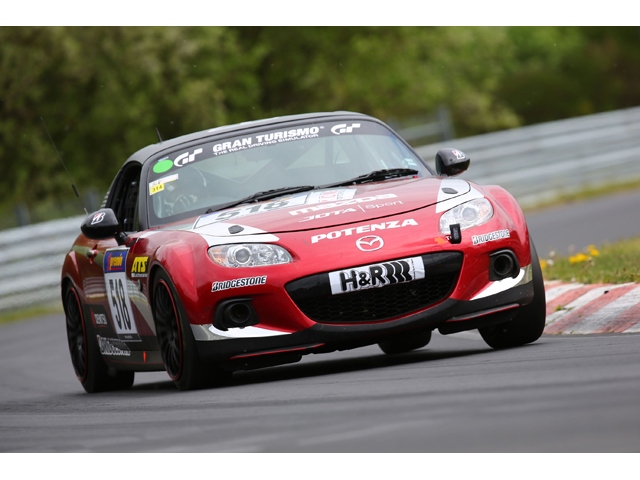 マツダ・モータースポーツ・チームJOTAが使う「Mazda MX-5」2014ニュルブルクリンク24時間レース仕様車。