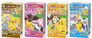 雪印メグミルクは「ポケモン」(カフェオレ、いちごオレ、フルーツオレ、ヨーグルト味の4種類・LL250ml)を6月上旬から順次リニューアルする。©Nintendo・Creatures・GAME FREAK・TV Tokyo・ShoPro・JR Kikaku
©Pokemon ©ピカチュウプロジェクト