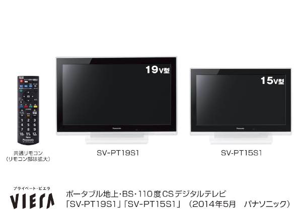 パナソニックが6月15日に発売するポータブル地上・BS・110度CSデジタルテレビ「プライベート・ビエラ」の新モデル