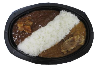 東海地方のファミリーマート店舗で発売する新商品「天下分け目の桑名カレー」