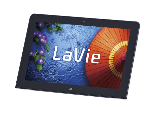 マグネット着脱式の専用キーボードに対応したWindows 8.1タブレット「LaVie Tab W」