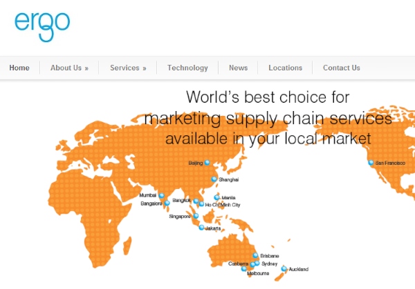 コニカミノルタは、オーストラリアのプリントマネジメントサービス大手Ergo Asia Pty Limitedを買収する。写真は、ErgoのWebサイト。